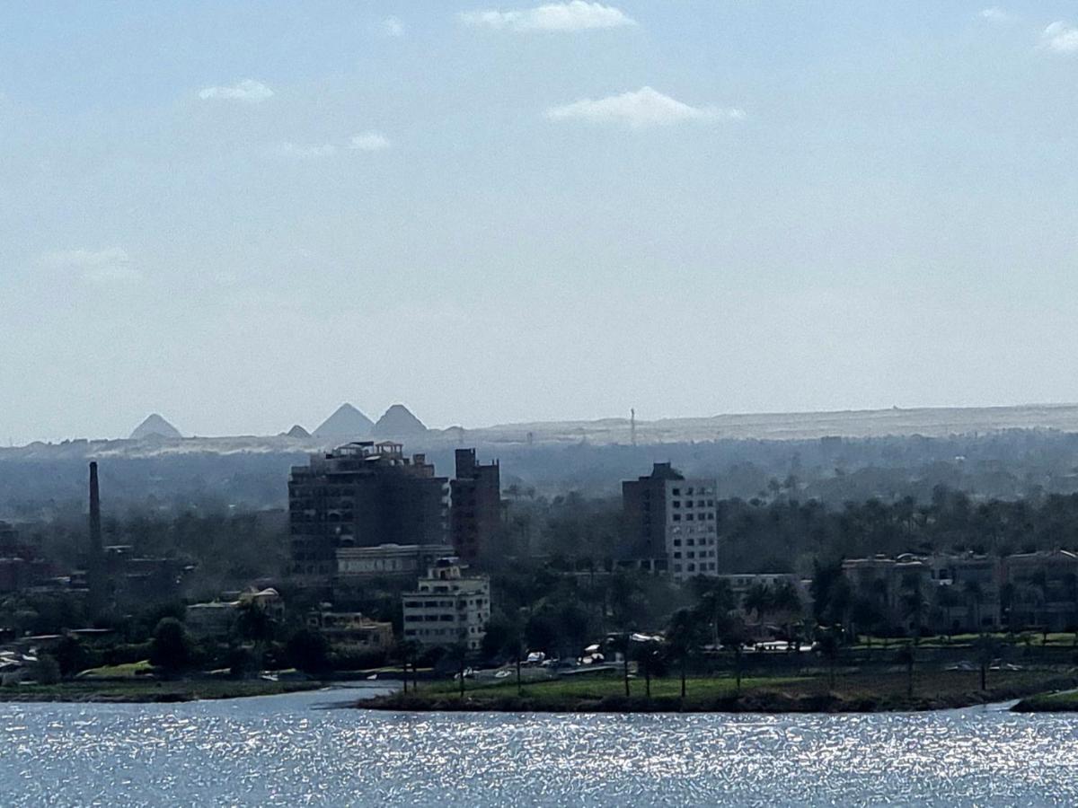 Amazing Nile View And Pyramids Apartment Cairo Exterior photo